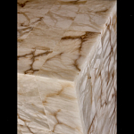 Торшер прямоугольный из натурального камня Calcite Geometry варинант исполнения - 10 | Loft Concept в Перми