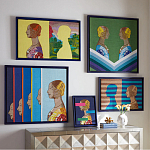 Картина бисер Ренесанс Портрет дамы RENAISSANCE BARS BEADED ART варинант исполнения - 1 | Loft Concept в Перми