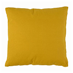 Подушка декоративная хлопковая горчичного цвета с абстрактным принтом Elysian Flow Sunset варинант исполнения - 2 | Loft Concept в Перми