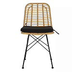 Стул с ротанговым плетением Wicker Stool без подлокотников варинант исполнения - 1 | Loft Concept в Перми