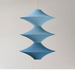Подвесной вязаный голубой светильник «Звезда Востока 03» варинант исполнения - 1 | Loft Concept в Перми