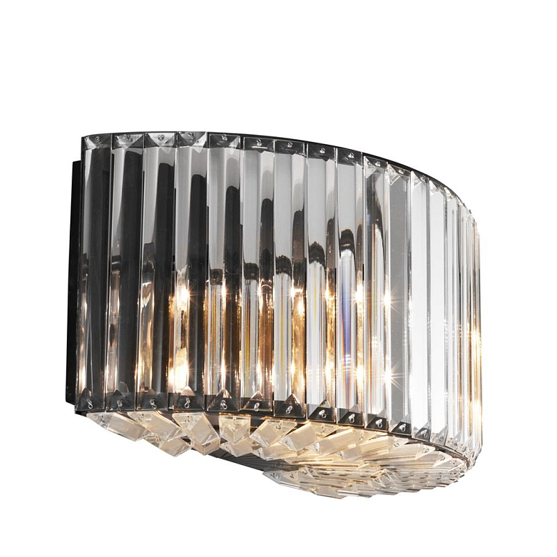 Бра Wall Lamp Infinity Bronze Темная бронза Прозрачное Стекло в Перми | Loft Concept 