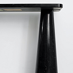 Консоль чёрная на 2-х конусообразных ножках Eros варинант исполнения - 3 | Loft Concept в Перми