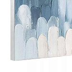 Панно декоративное с ручной росписью Blue Strokes варинант исполнения - 3 | Loft Concept в Перми