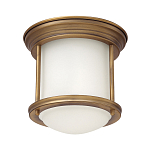 Потолочный светильник для ванных комнат с цилиндрическим стеклянным плафоном и одной лампой Hinkley варинант исполнения - 9 | Loft Concept в Перми