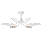 Потолочный светильник с плафонами в виде белых лепестков Delicate Flower варинант исполнения - 2 | Loft Concept в Перми