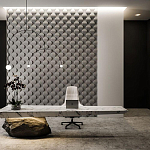 Гипсовая 3D Панель M-06 варинант исполнения - 1 | Loft Concept в Перми