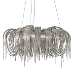 Люстра круглая подвесная с металлическими дугами и длинными цепочками 80 см Atlantis Chain варинант исполнения - 1 | Loft Concept в Перми