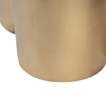 Стол журнальный круглый керамогранит белый Keramos варинант исполнения - 4 | Loft Concept в Перми