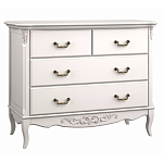 Комод белый из массива бука в стиле прованс White Provence варинант исполнения - 2 | Loft Concept в Перми