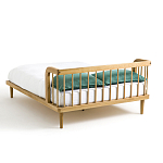 Кровать из массива дуба с пружинным блоком Mateta варинант исполнения - 4 | Loft Concept в Перми