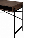 Стол рабочий в стиле лофт с ящиком и нишей для хранения Urban Style Space 2 варинант исполнения - 5 | Loft Concept в Перми