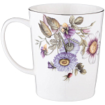 Кружка фарфоровая с рисунком цветов 400 мл Garden Whisper Porcelain Set  варинант исполнения - 1 | Loft Concept в Перми