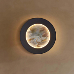 Бра в форме диска цвета латунь Brass Borders варинант исполнения - 5 | Loft Concept в Перми