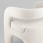 Кресло дизайнерское для лаунж зоны жемчужного цвета Pearl Lounge варинант исполнения - 5 | Loft Concept в Перми