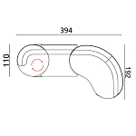 Модульный диван Calypso с кушеткой варинант исполнения - 6 | Loft Concept в Перми