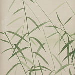 Обои ручная роспись Wild Grasses Special Colourway on Bleached Silver slub silk варинант исполнения - 1 | Loft Concept в Перми