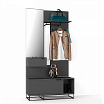 Вешалка настенная цвета графит Strict Lines варинант исполнения - 2 | Loft Concept в Перми