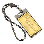 Флеш-карта брелок USB 2.0 на 32 гб с гравировкой символа знака зодиака Дева в подарочной коробке Metal Flash Drive варинант исполнения - 2 | Loft Concept в Перми