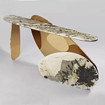 Консоль в виде овальных элементов Jinye console варинант исполнения - 2 | Loft Concept в Перми