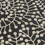 Подушка декоративная черного цвета Blossom Essence Grace варинант исполнения - 4 | Loft Concept в Перми