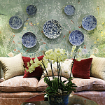 Обои ручная роспись Temple Newsam Mercury Grey варинант исполнения - 4 | Loft Concept в Перми