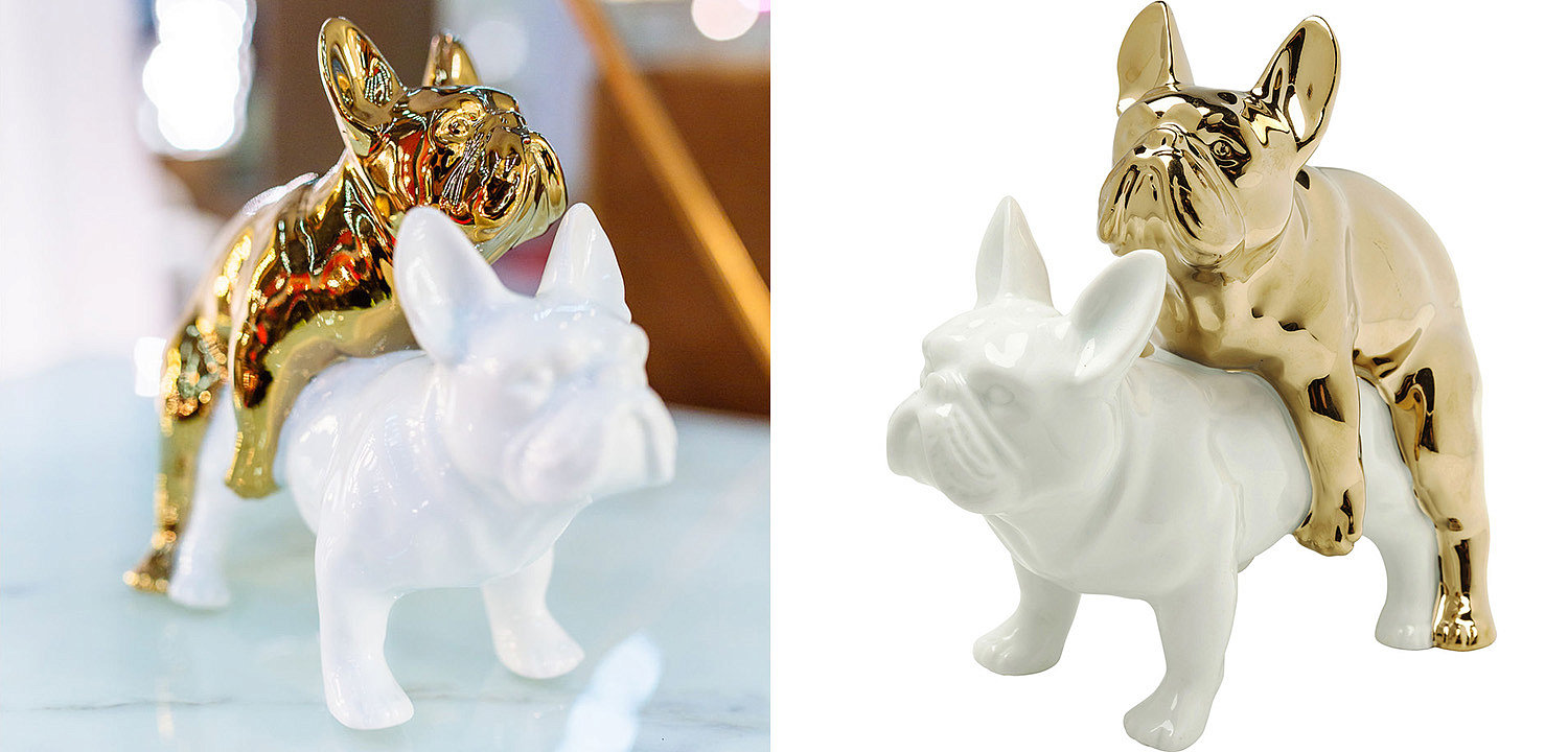 Статуэтка Bulldog Lovers Статуэтка Bulldog Lovers - Loft-Concept в Перми