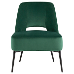 Мягкое кресло в зеленом велюре ALBA варинант исполнения - 2 | Loft Concept в Перми