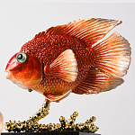 Статуэтка декоративная Рыбка-попугай Inhabitants of the Seas варинант исполнения - 5 | Loft Concept в Перми