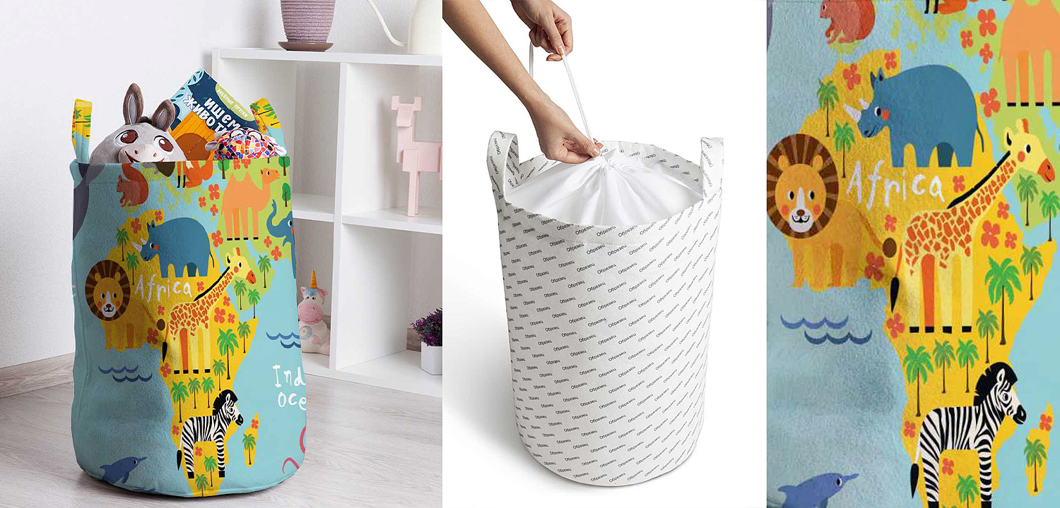Корзина Funny Map Basket Корзина Funny Map Basket - Loft-Concept в Перми