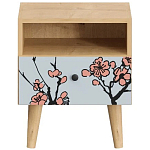 Прикроватная тумба с изображением на ящике Elise Nightstand варинант исполнения - 13 | Loft Concept в Перми