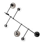 Бра с 5-ю плафонами разного диаметра и цвета Polyhedron варинант исполнения - 2 | Loft Concept в Перми