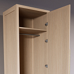 Узкий Шкаф Primo с 2 выдвижными ящиками Светлый дуб варинант исполнения - 6 | Loft Concept в Перми