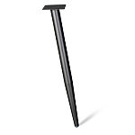 Обеденный стол с прямоугольной черно-золотой столешницей из стекла на 4-х металлических ножках Gold and Black Marble варинант исполнения - 5 | Loft Concept в Перми