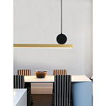 Люстра линейная светодиодная в минималистичном стиле New Age of Light варинант исполнения - 7 | Loft Concept в Перми