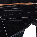 Стол журнальный круглый черный с полкой Inherence варинант исполнения - 3 | Loft Concept в Перми