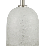 Настольная лампа с высоким тканевым абажуром Cracked Base варинант исполнения - 1 | Loft Concept в Перми