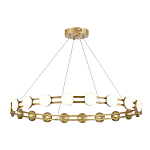 Люстра кольцевая с круглыми светодиодными источниками света Maxine Light варинант исполнения - 7 | Loft Concept в Перми