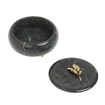 Шкатулка круглая из натурального камня змеевик Stone Casket варинант исполнения - 4 | Loft Concept в Перми