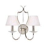 Бра с 2-мя лампами и подвеской из прозрачного стекла Elstead Lighting варинант исполнения - 2 | Loft Concept в Перми