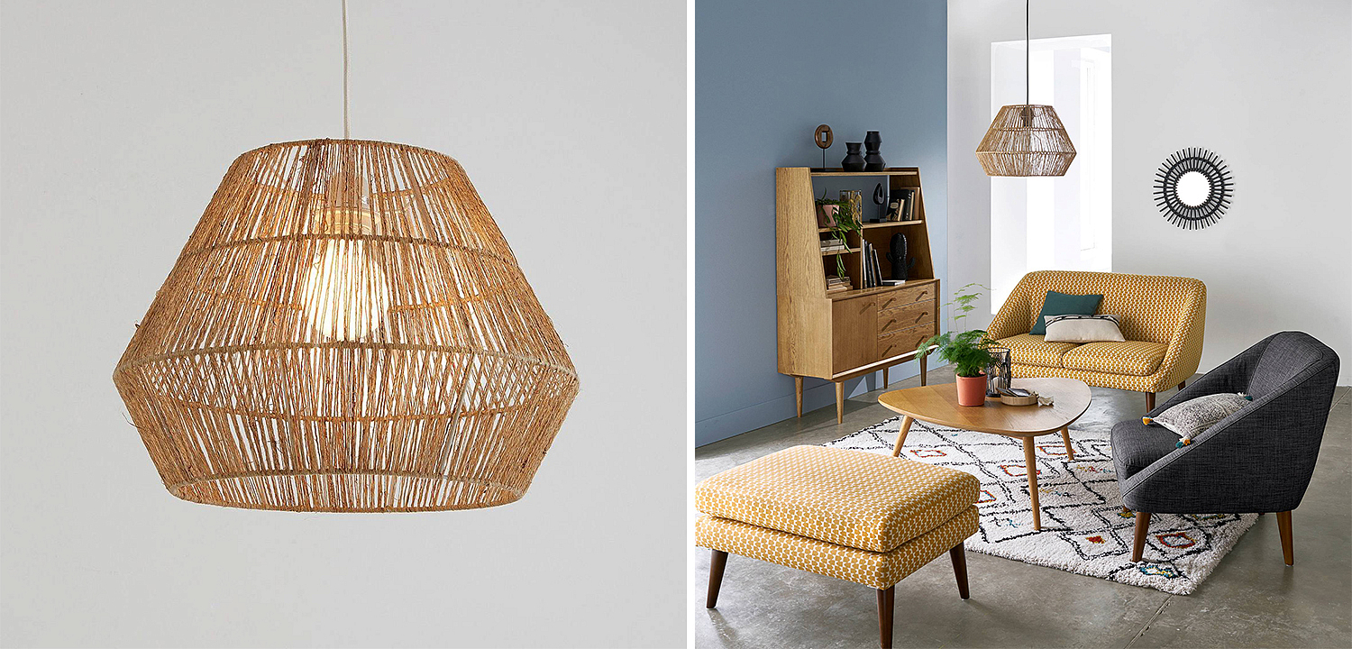 Подвесной светильник Signe Wicker Hemp Beige Подвесной светильник Signe Wicker Hemp Beige - Loft-Concept в Перми