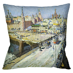 Подушка декоративная Москворецкий мост Impressionism in Art варинант исполнения - 1 | Loft Concept в Перми