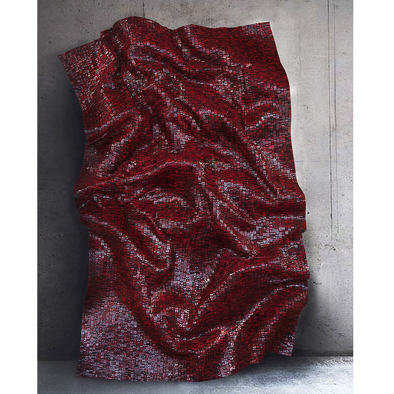 Панно «Red Flow» Бордовый в Перми | Loft Concept 