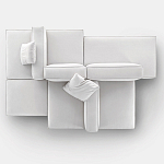 Модульный диван трансформер Harn в стиле минимализм  варинант исполнения - 2 | Loft Concept в Перми