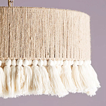 Люстра круглая плетеная с кисточками Solar Glow варинант исполнения - 7 | Loft Concept в Перми