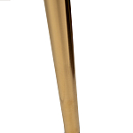 Стул бежевый из экокожи на золотых ножках Attribute of Elegance варинант исполнения - 5 | Loft Concept в Перми