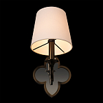 Бра с белым текстильным абажуром и фигурным основанием с зеркальной вставкой Vitorino варинант исполнения - 17 | Loft Concept в Перми