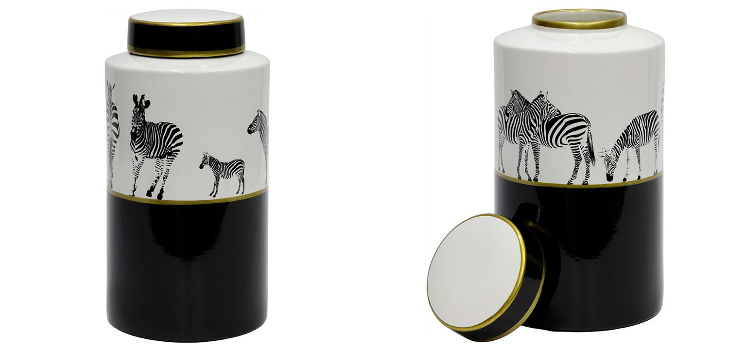 Ваза Zebra Vase white and black 32 Ваза Zebra Vase white and black 32 - Loft-Concept в Перми