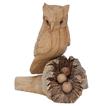 Статуэтка из дерева сова Animals of the World варинант исполнения - 3 | Loft Concept в Перми