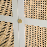 Шкаф с тремя дверцами из плетеного ротанга Tomio Wicker Furniture варинант исполнения - 7 | Loft Concept в Перми